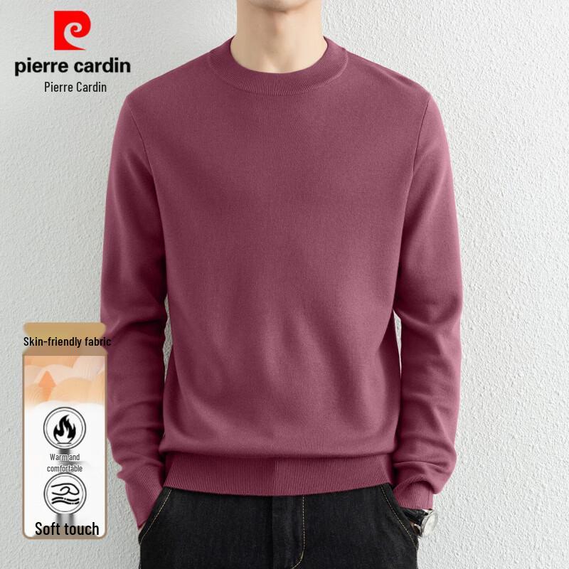 Pierre Cardin Men's Thickened Crew Neck Knit Sweater