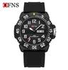 OFNS 1303 High-end Electronic Double Calendar Quartz Watch Fashion Trend Men's Watch Digital Waterproof Wristwatch