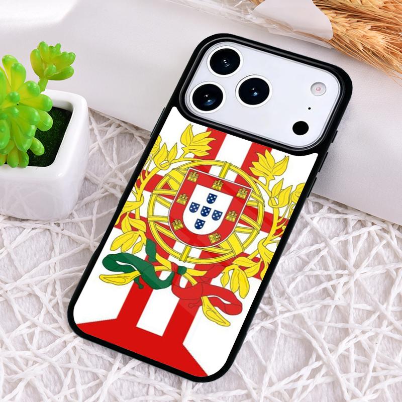 Portugal National Flag Shockproof Phone Case for iPhone 17 Air 16e 15 11 12 14 13 Pro Max Cover Coque