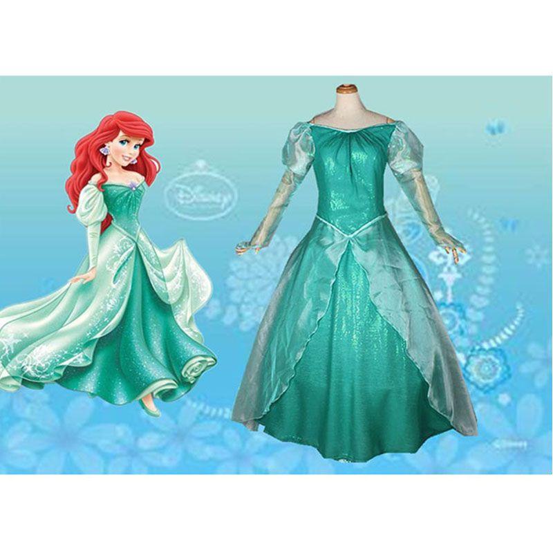 Stunning Little Mermaid Ariel Skirts Mermaid Princess Dress Perfect For Halloween Cosplay
