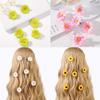 6Pcs Cute Daisy Small Flower Hairpins Headwear Side Hairpin Sweet Hair Headdress Styling Tool Girls