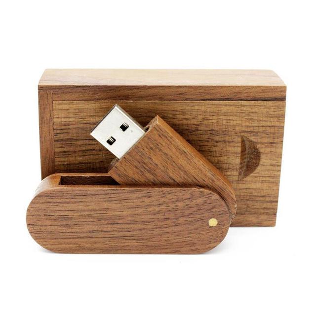 Bamboo & Wood 32GB USB Flash Drive with Custom Logo - Perfect for Graduation Souvenirs & Promotional Gifts