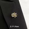 Elegant Luxury Brooch: Versatile and Exquisite Pin for Suit Jackets - Japanese and Korean Inspired Design