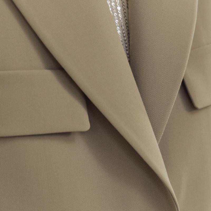 Maxza Diagonal Button Flap Pocket Single Jacket Cd03qj304on