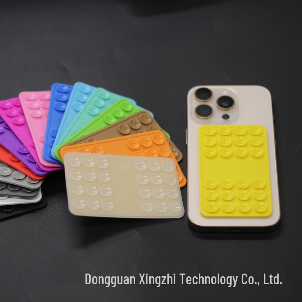 Available Silicone Phone Suction Cups, 24-Pack, Printed Style, Compatible with Apple, Huawei, and Other Brands.