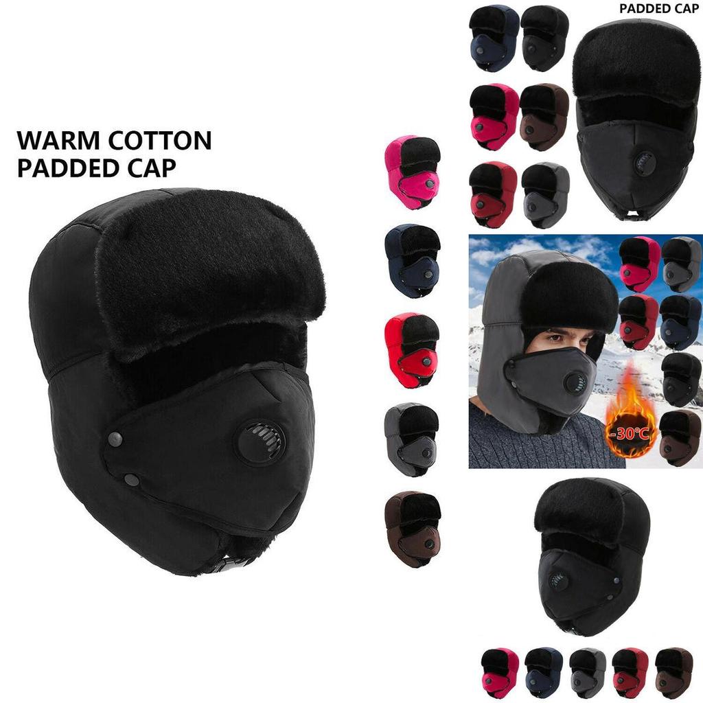 Stylish Men's Aviator Trapper Trooper Ski Hats With Thermal Insulation And Earflap Protection
