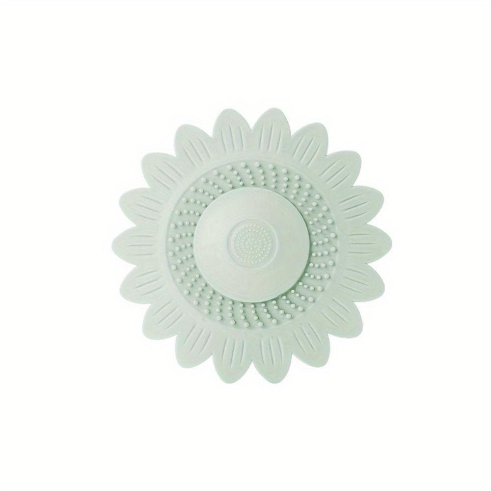 Floor Drain Cover Hair Filter Drainage Deodorizing Cover Washbasin Drain Hair Catcher Silicone Floor Drain Mat Hardware