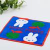 Nishikawa Miffy Chenille Mini Comes in Paper Perfect as a MIFFY Made in XT45278690 Apple Towel, 23x23cm, Washable, 100% Cotton, Packaging, Gift,