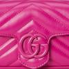 Gucci GG Marmont Logo Chain Shoulder Bag Women handbags Rose-Red Purple 699757-UM8KV-5538