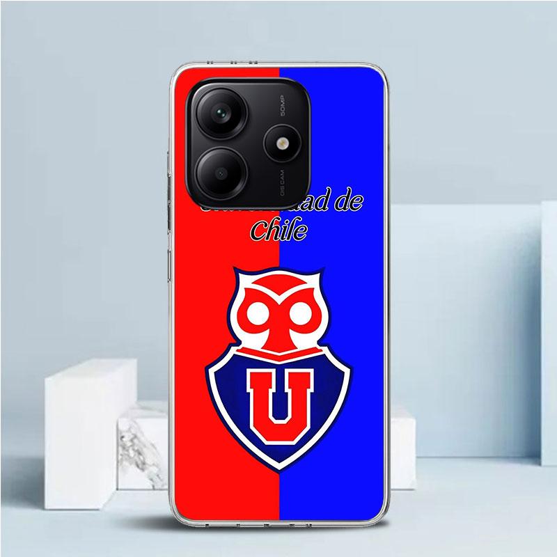 

De Chile U-University Logo Soft Cover for Xiaomi Redmi Note 15 14 13 12 Pro Plus Phone Case 14S 11S 11T 11E 10S 10 4G Pattern Sh Redmi Note 11E Pro