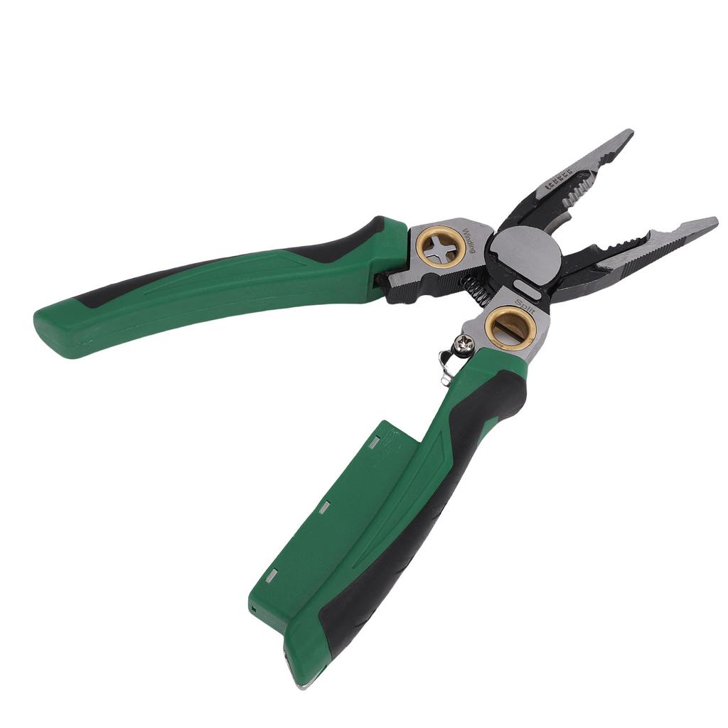 8 In 1 Wire Stripper with Voltage Tester Multifunctional Wire Stripping Crimping Cutting Pliers for Electrical Work