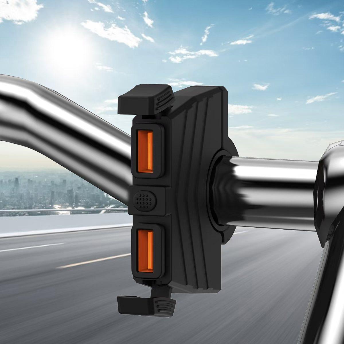 

48 Вт PD+QC3.0 зарядное устройство для телефона на руль мотоцикла, разъем для быстрой зарядки, водонепроницаемый USB-адаптер питания типа C для GPS-навигации для телефона/планшета/GPS 36W Dual QC3.0