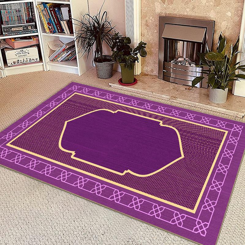 

Crystal Rug Ethnic Pilgrimage Carpet Middle East Carved Worship Rug Minority Faith Kneeling Blanket Prayer Mat Blanket 600MMX900MM