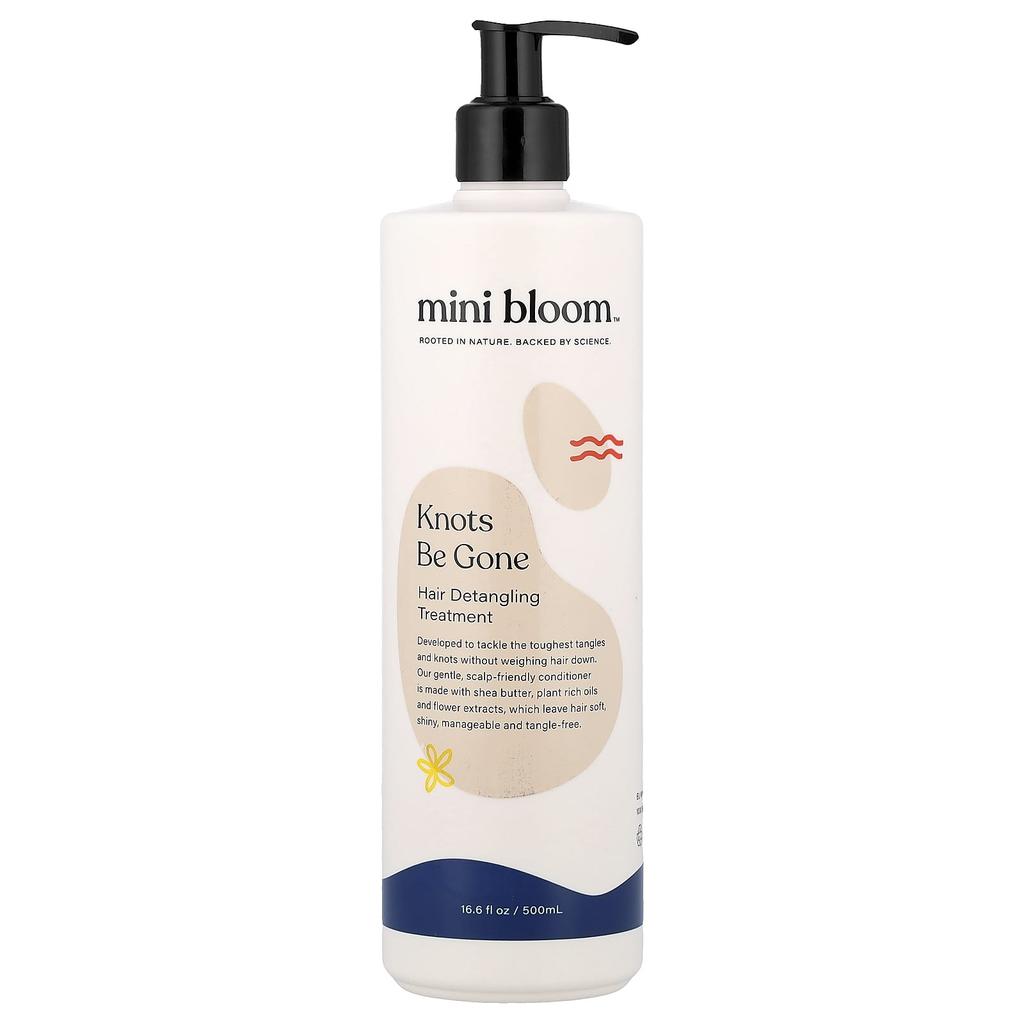 Mini Bloom, Knots Be Gone, Detangling Treatment, 500ml (16.6 Fl Oz)