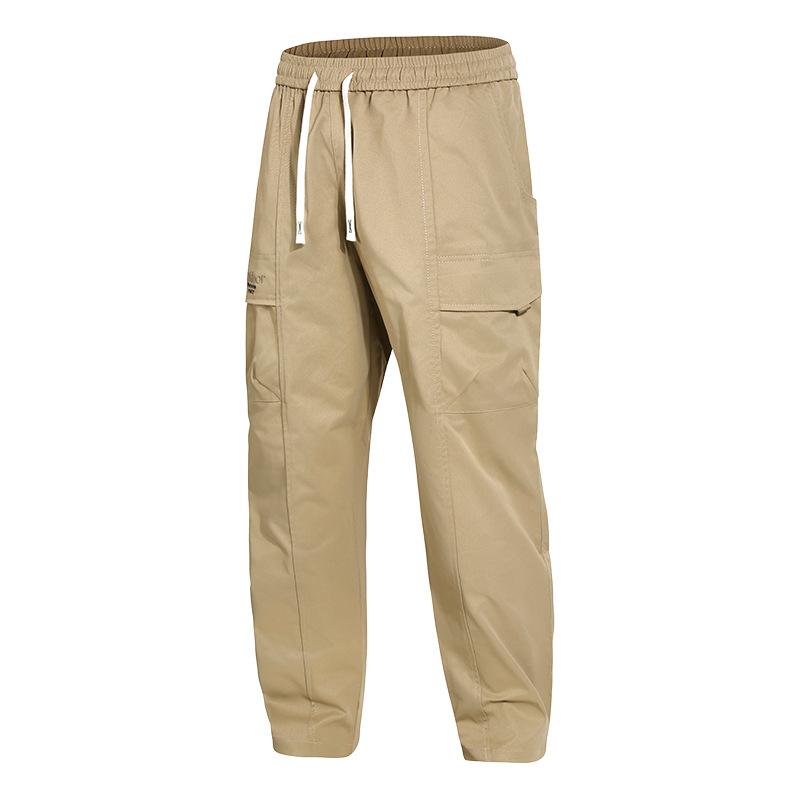 Men's Casual Pants Autumn Thin Loose Straight Pants New Autumn Overalls