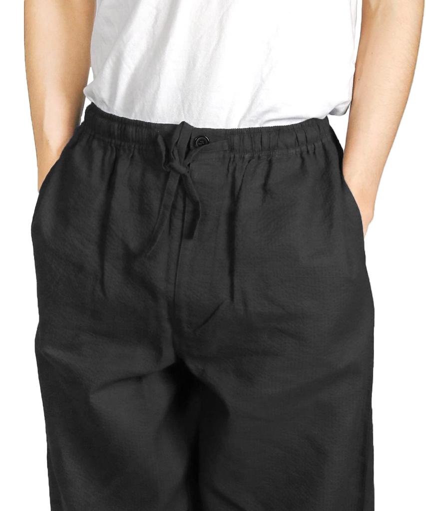 Samue for size 39 [KYOETSU] men, summer, shijira, (black, M)