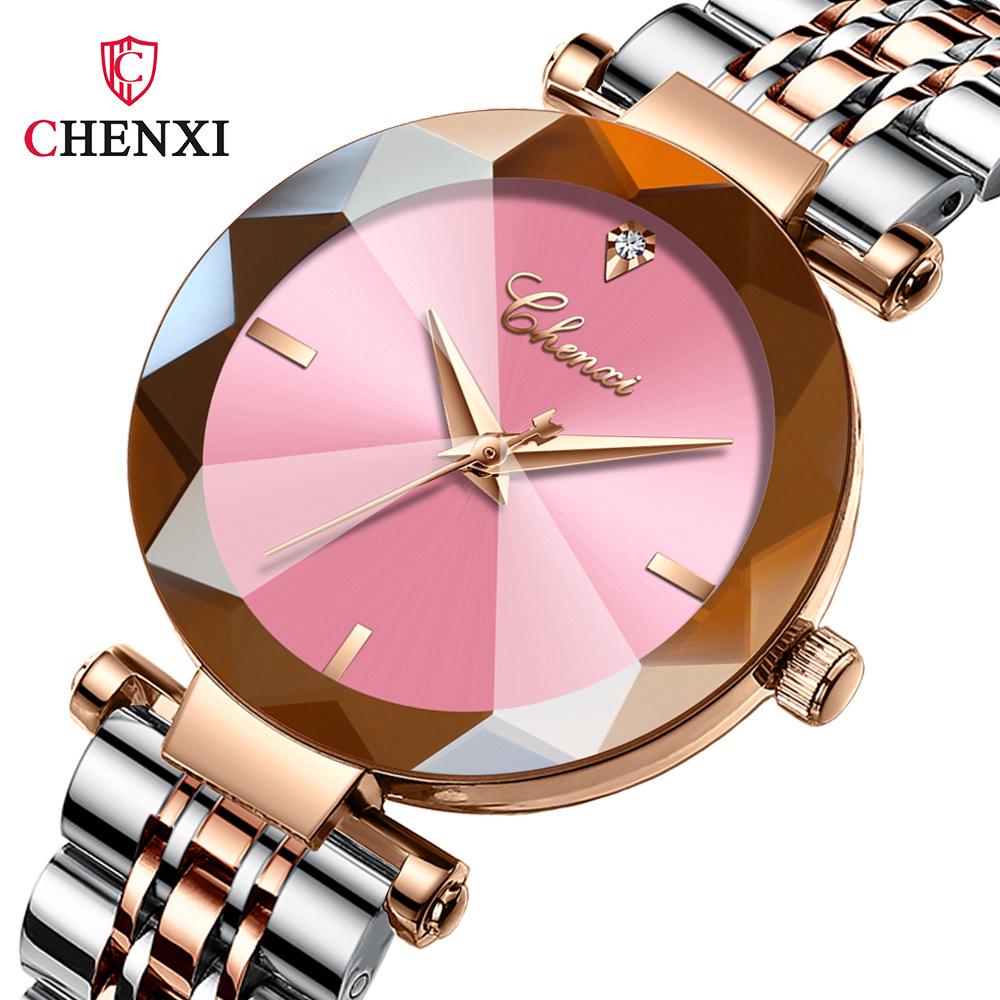 

Morning Light Women s Fashion Watch - Diamond-Shaped Glass, Waterproof Quartz