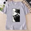 Japanese Cat TShirt Unisex Unisex Tokyo Aesthetic T Shirt Black Cat Tee Casual Cotton Short Sleeve Printed Tshirts Unisex Clothes