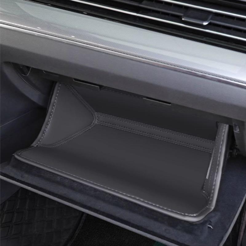 For Chery Tiggo 9 2026 Car Door Slot Storage Box Leather Protective Pad Cover Glove Box Storage Barrel Interior Accessories