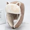 Outdoors Plush Bomber Hat Thick Warm Ushanka Fur Hat Windproof Winter Cap for Men Women