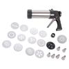 Cookie Press Piping Set Biscuit Maker Biscuit Mold Tool Biscuit Press Molds Cream Extruders Stainless Steel Material