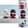 Cartoon Anime Inuyasha Sesshomaru Pvc Figurine Collectible Mini Toy Ornament
