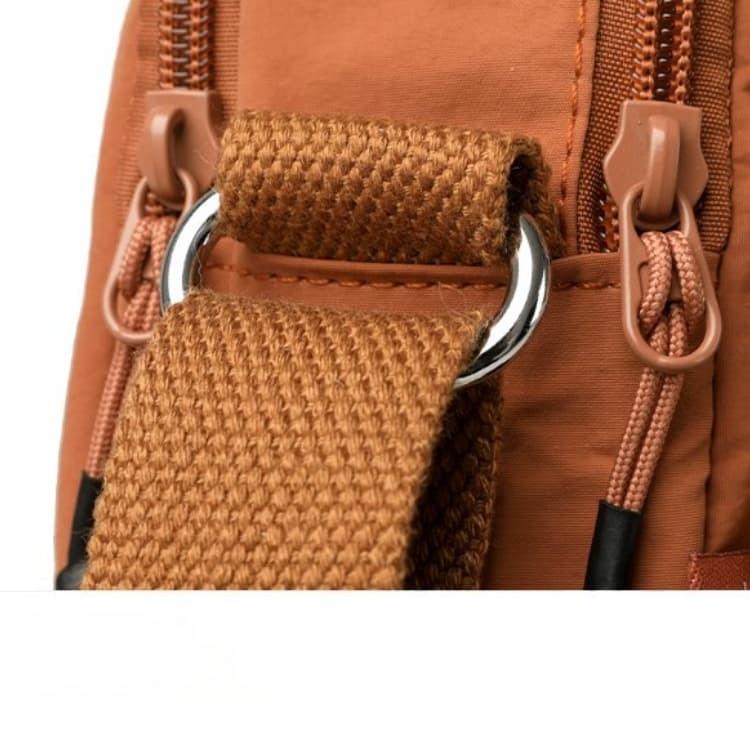 Borsa a tracolla da donna in nylon con tasche multiple