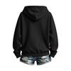 Women's Casual Christmas Print Hooded Top for Holiday and Winter Wear