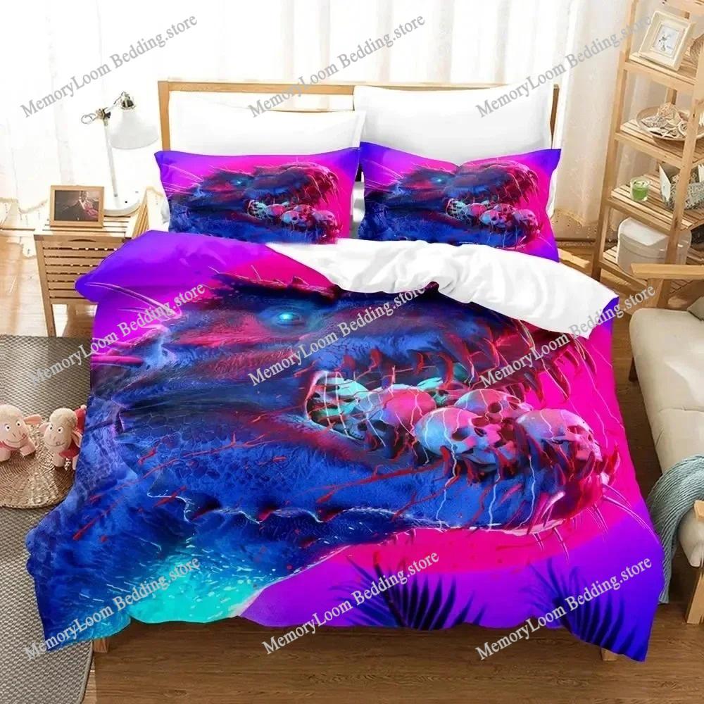 3D Printing Trendy Soft second extinction Game Bedding Set Duvet Cover Pillowcase Comforter King/Queen Size Boys Adult Bed Set