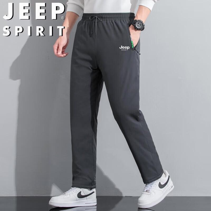 JEEP SPIRIT Men's Graphene Thermal Lined Casual Pants
