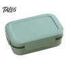 Food Grade Plastic Bento Microwave Safe Lunch Box with Utensils, Multi Compartment for Adults, Daily Meal Prep Workers Portable Container Leak-Proof