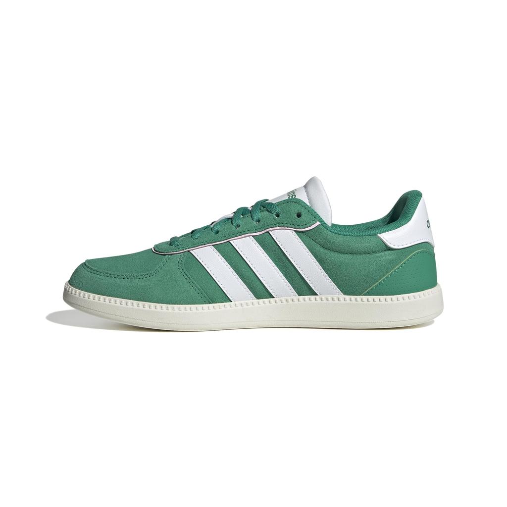 Adidas BREAKNET Sleek Suede NKA01 Court Pink Size Cm Women's Sneakers, Green/Footwear White/Clear (JH6896), 23.0