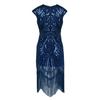 Great Gatsby Vintage Sequin Gown Elegant Cocktail Dress For Women**