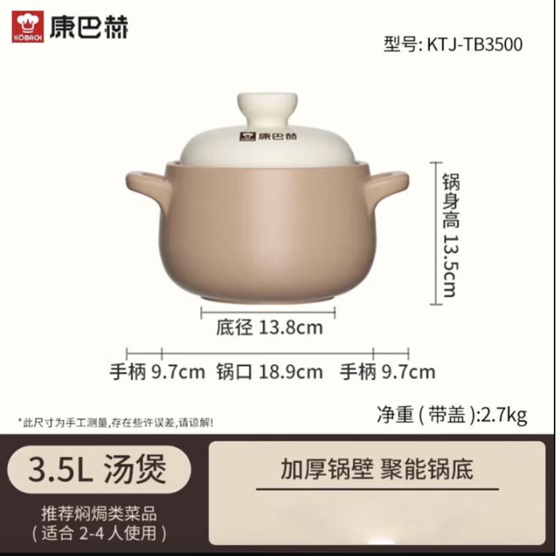 Kangbah Little Pink Rabbit Ceramic Soup Pot