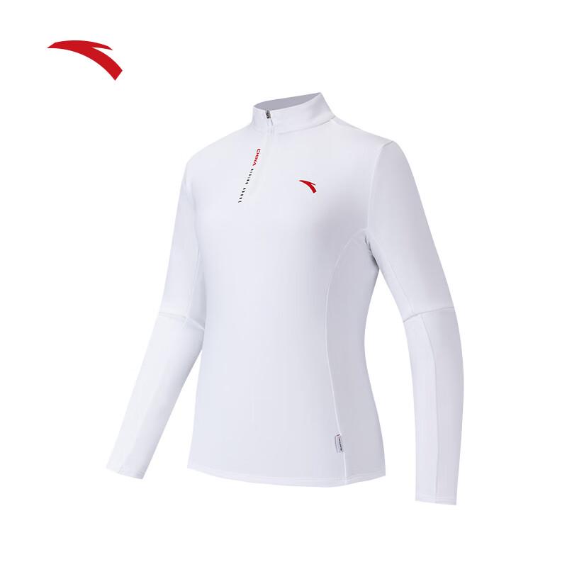 Anta Women's Half-Zip Long-Sleeve Knit Sports Top