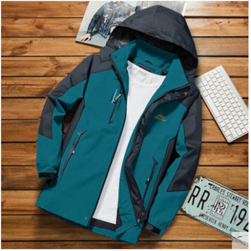 Thin Outdoor Windbreaker Jacket with Logo – Ideal for Spring & Autumn Sports or Workwear