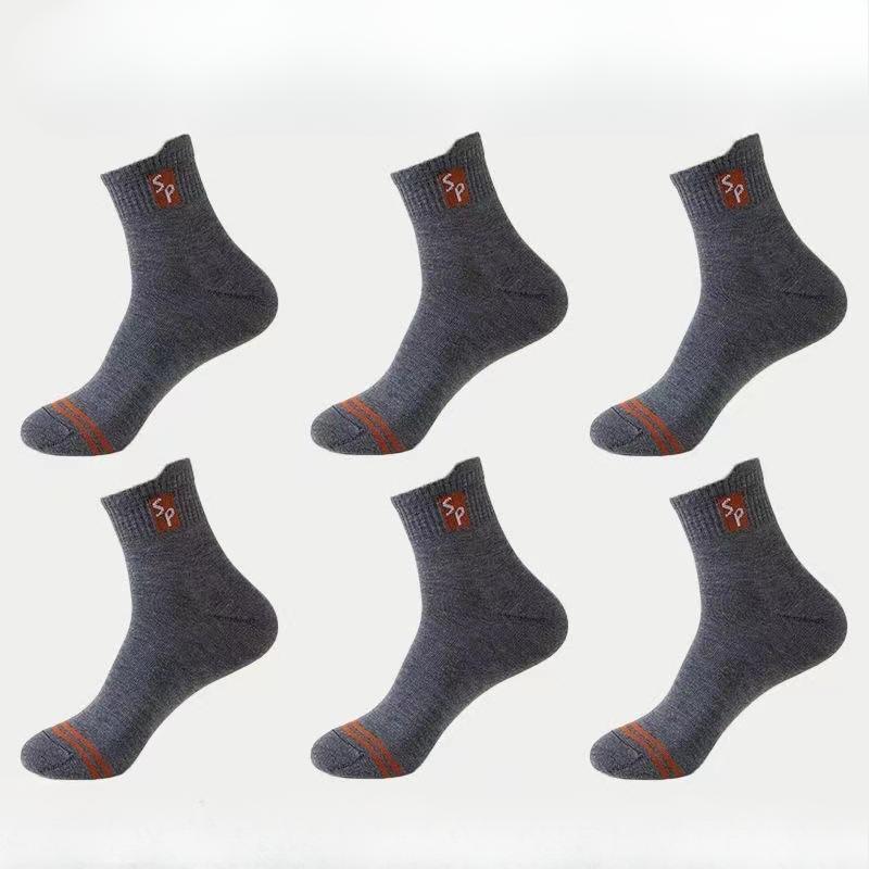 Men's Autumn and Winter Thickened Basketball Sports Deodorizing Sweat Absorbing Wear Resistant Socks