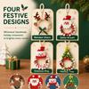 DIY Christmas Tree Ornament Material Kit Pearl Chain Christmas Hanging Material Bag Parent Craft
