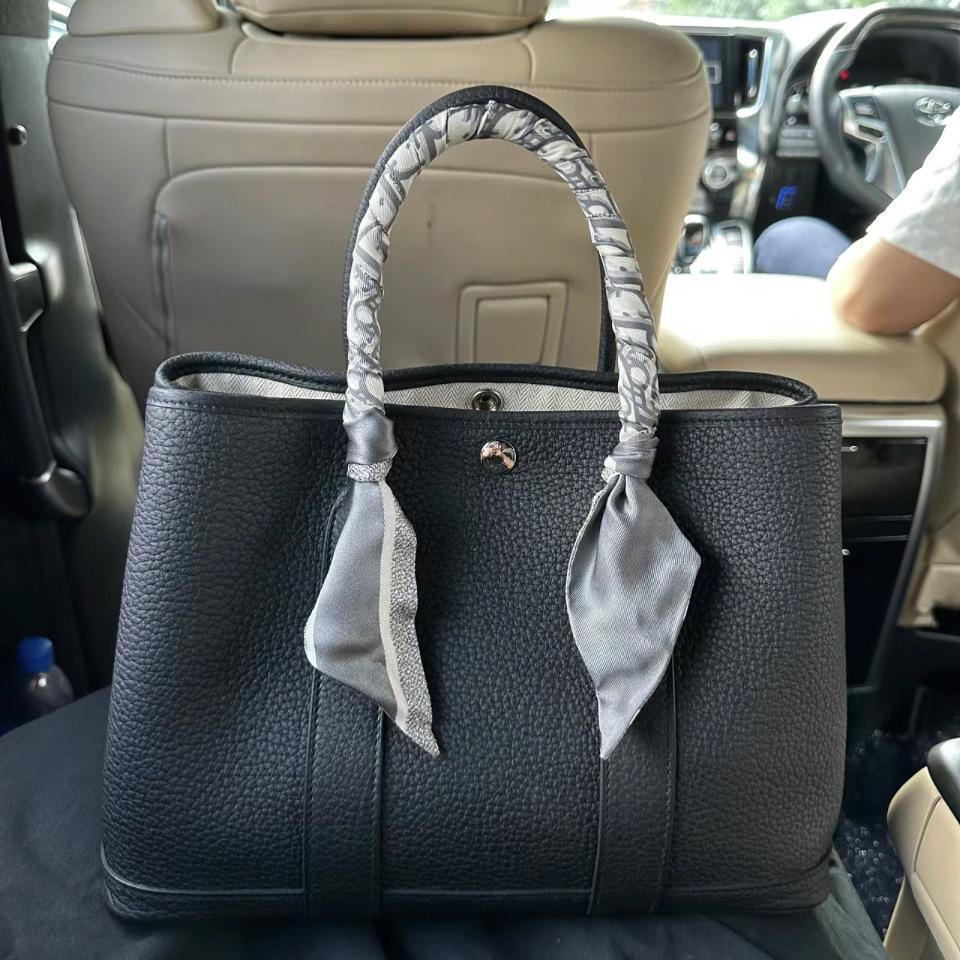 New Style Braided Cowhide Floral Tote Bag Large Capacity Shoulder Bag Genuine Leather Handbag Womens Handbag Messenger Bag