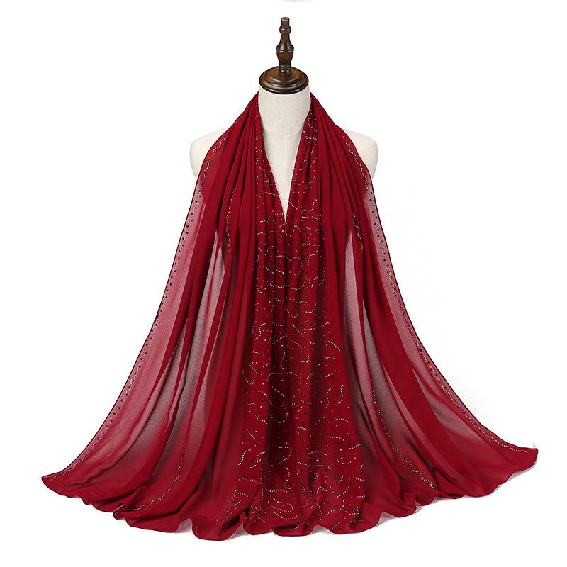 New Summer Luxury Elegant Women Silk Scarf Beach Wrap Shawl Chiffon Sparkly Sunscreen Bandana Hijab Mujer Scarve Pareo Foulard