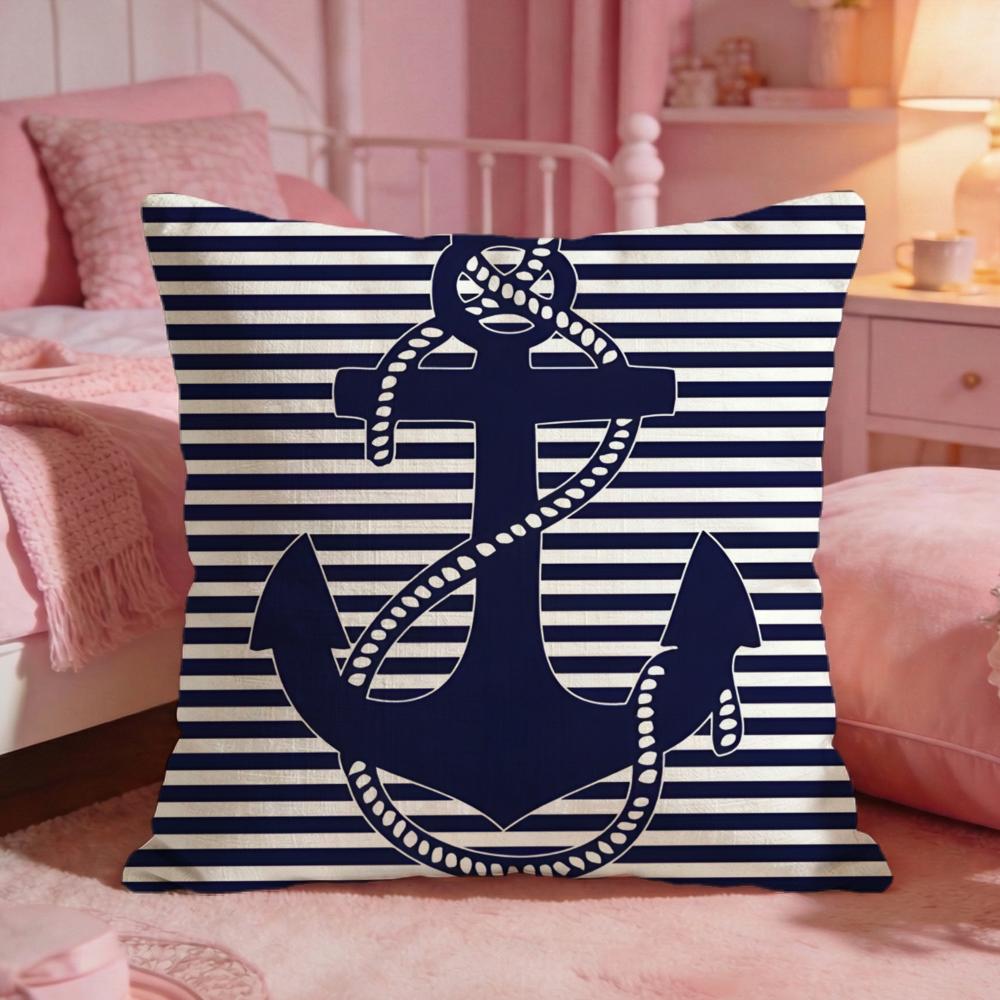 Oocean Sailor Cushion Cover Premium Comfort Reversible Pillow Cove Two In One Design For Any Room  Car Interior