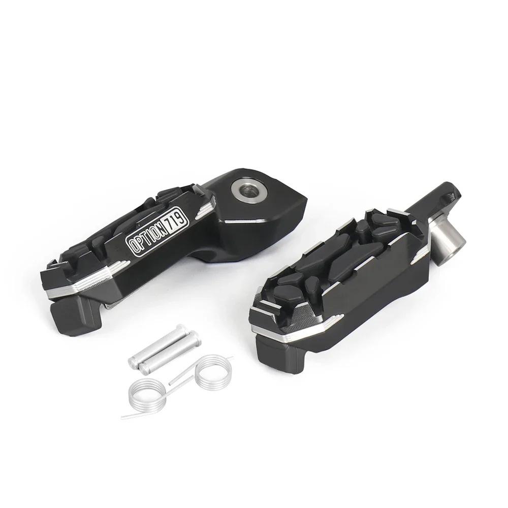 Anti-Slip Black Aluminum Footpegs for BMW R1300GS 2023-2024 Motorcycle