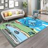Pokemon Card Pikachu Charizard Print Playful Rug Vibrant Gaming Mat for Living Room Bedroom Sofa Area Home Decor Doormat