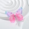 3D Organza Fabric Butterfly Appliques Gradient Color Clothes Sewing Patch  Bridal Hair Accessories