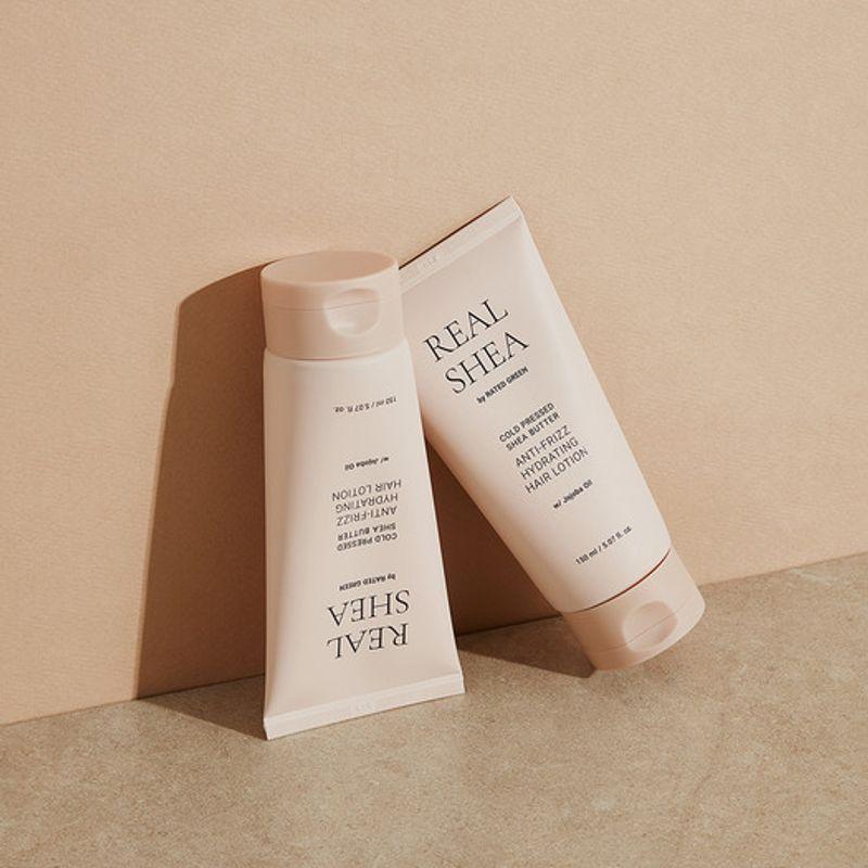 Real Shea Hydratační vlasové mléko proti krepatění 150 ml