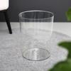 Multi-functional Transparent Trash PET Waste Basket Organizer Container Dustbin  Office