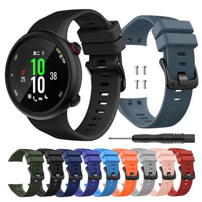 Watchband Silicone Watchband Strap For Garmin Forerunner 45 45S Smart Watch Band for Garmin Swim 2