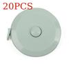 1/5/10/20PCS 1.5m Small Tape Measure Portable Student Soft Leather Three Measurement Clothes Automatic Recycling2026