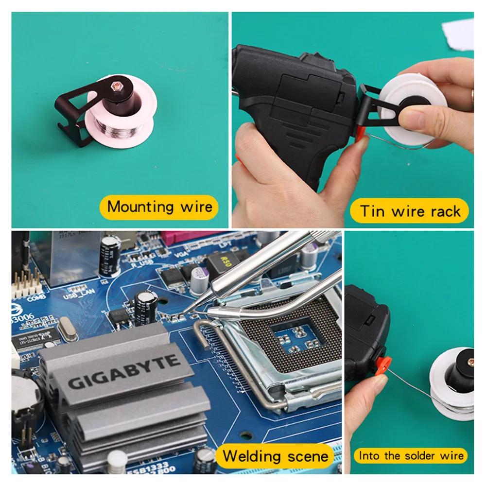 Soldering Iron 60W Endothermic Handheld Gun Tongs Heated Household Repair Internal Tool Welding Repair Manual Tin Dispensing