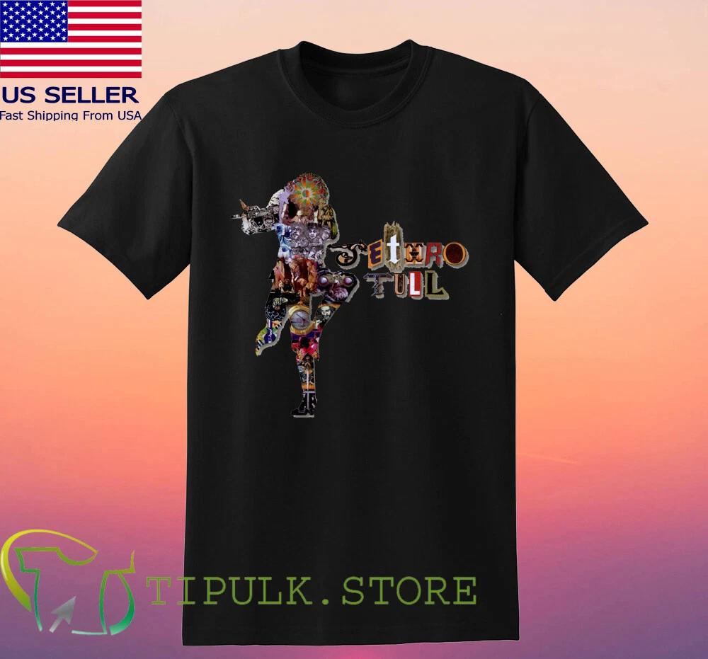 JETHRO TULL Men s Black Size S-5XL S